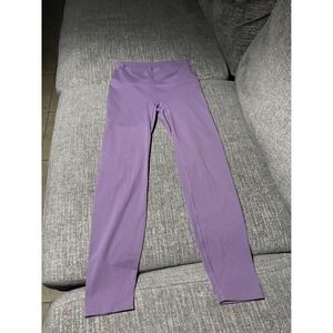 Savvi Purple Leggings‎ High Waist Athletic Workout Pants Womens